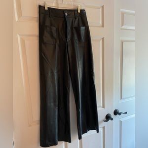 ZARA marine leather pants